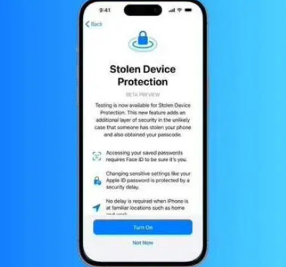 岐山苹果授权维修店分享被盗设备保护功能开启方法 