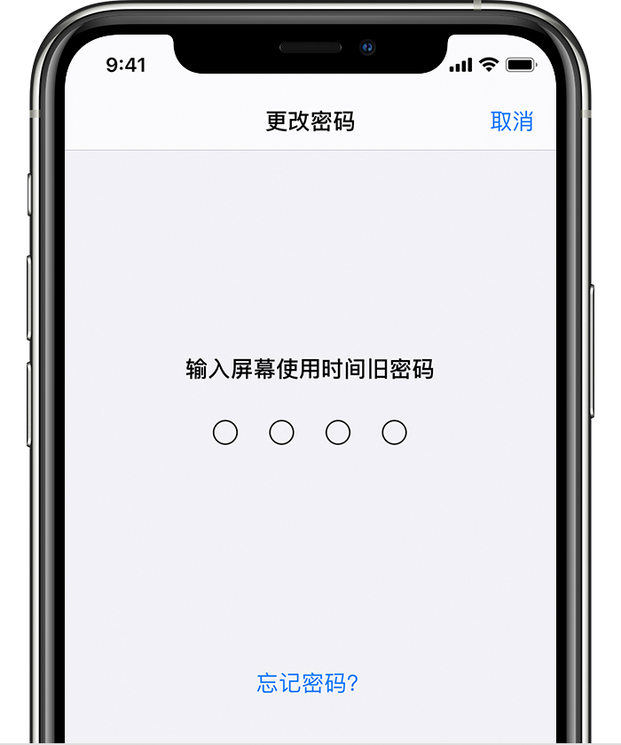 岐山苹果手机维修分享iOS 14 忘记屏幕使用时间密码怎么办 